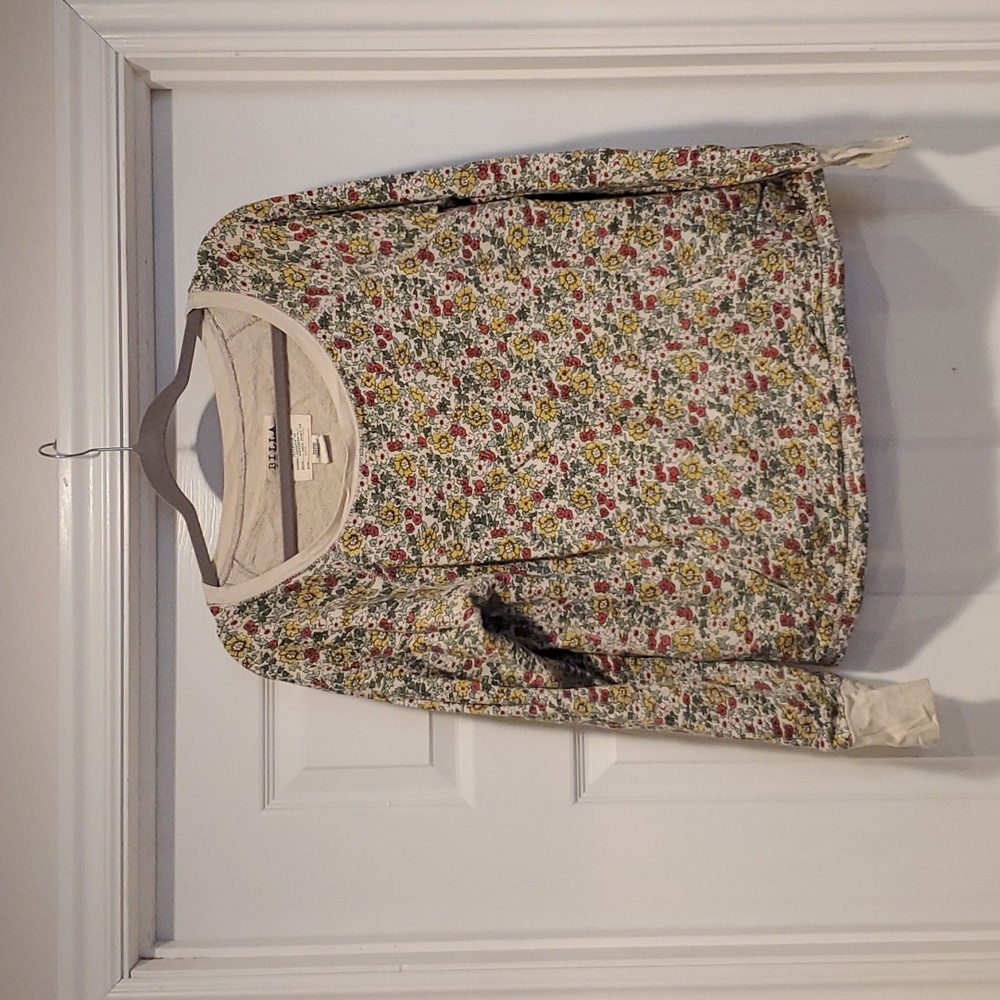 Floral billabong sweatshirt